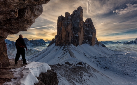 looking for something - tre cime di lavaredo dolomites italy