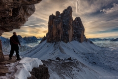 looking for something - tre cime di lavaredo dolomites italy