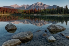 pyramid mountain reflection